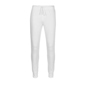 SOL'S 02085 - JAKE WOMEN Pantalon Jogging Femme Coupe Slim White