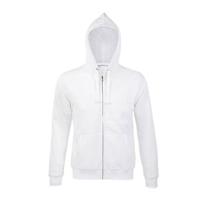 SOL'S 03105 - Spike Men Veste Zippée Homme à Capuche Blanc