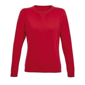 SOL'S 03104 - Sully Women Sweat Shirt Femme Col Rond Rouge