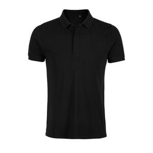 NEOBLU 03188 - Owen Men Polo Piqué Patte Cachée Homme Noir profond