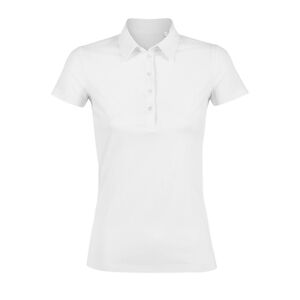 NEOBLU 03191 - Oscar Women Polo Jersey Mercerisé Femme Blanc optique
