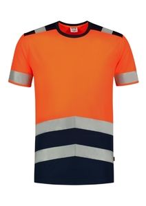 Tricorp T01 - T-Shirt High Vis Bicolor Tee-shirt unisex orange fluorescent