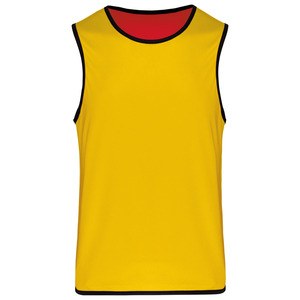 Proact PA046 - Chasuble de rugby réversible enfant Sporty Red / Sporty Yellow