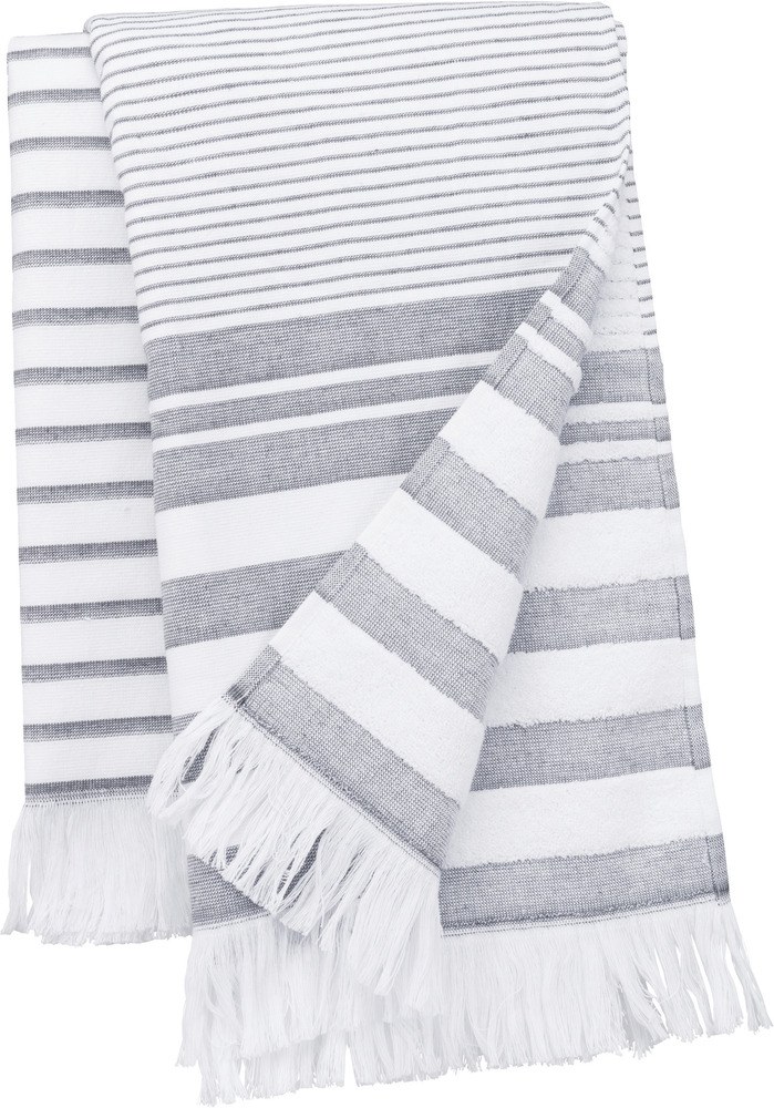 Kariban K132 - Fouta rayée avec franges