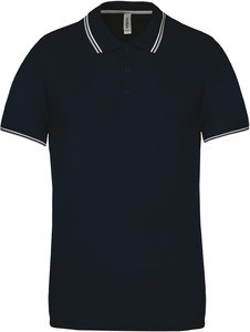 Kariban K250 - POLO MAILLE PIQUÉE MANCHES COURTES Navy/ Light Grey/ White