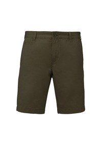 Kariban K752 - Bermuda aspect délavé homme Washed Light Khaki