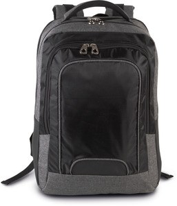 Kimood KI0142 - Sac à dos ordinateur Business Dark Grey Heather/ Black