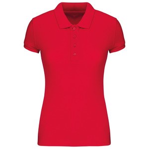 Kariban K210 - Polo piqué BIO manches courtes femme Rouge