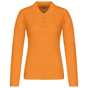 Kariban K257 - Polo piqué manches longues femme Orange