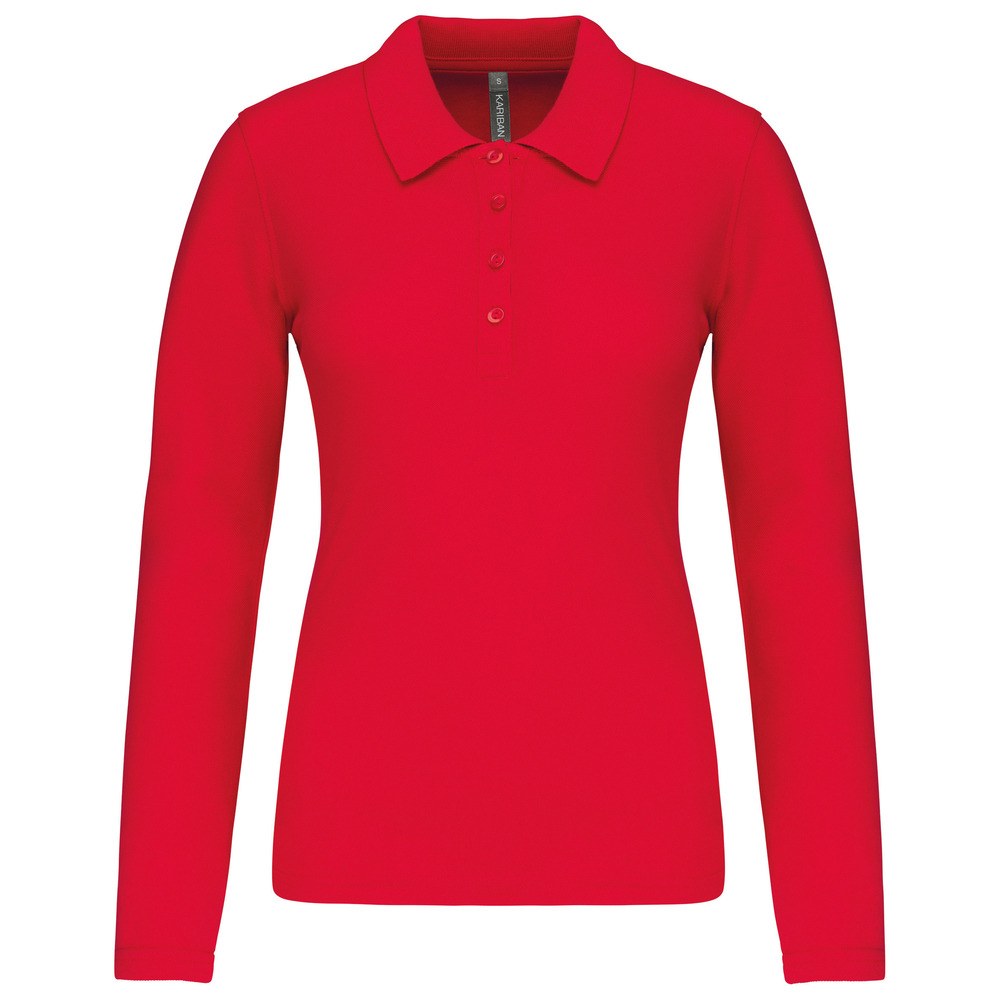 Kariban K257 - Polo piqué manches longues femme