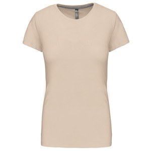 Kariban K380 - T-SHIRT COL ROND MANCHES COURTES FEMME Light Sand