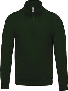Kariban K478 - Sweat-shirt col zippé Forest Green