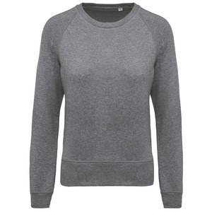 Kariban K481 - Sweat-shirt BIO col rond manches raglan femme Grey Heather