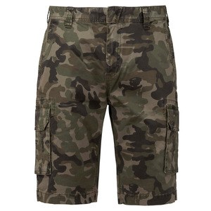 Kariban K754 - Bermuda multipoches homme Olive Camouflage