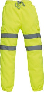 Yoko YHV016T - PANTALON DE JOGGING Hi Vis Yellow