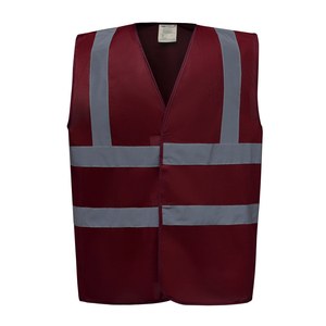 Yoko YHVW100 - Gilet haute visibilité Maroon