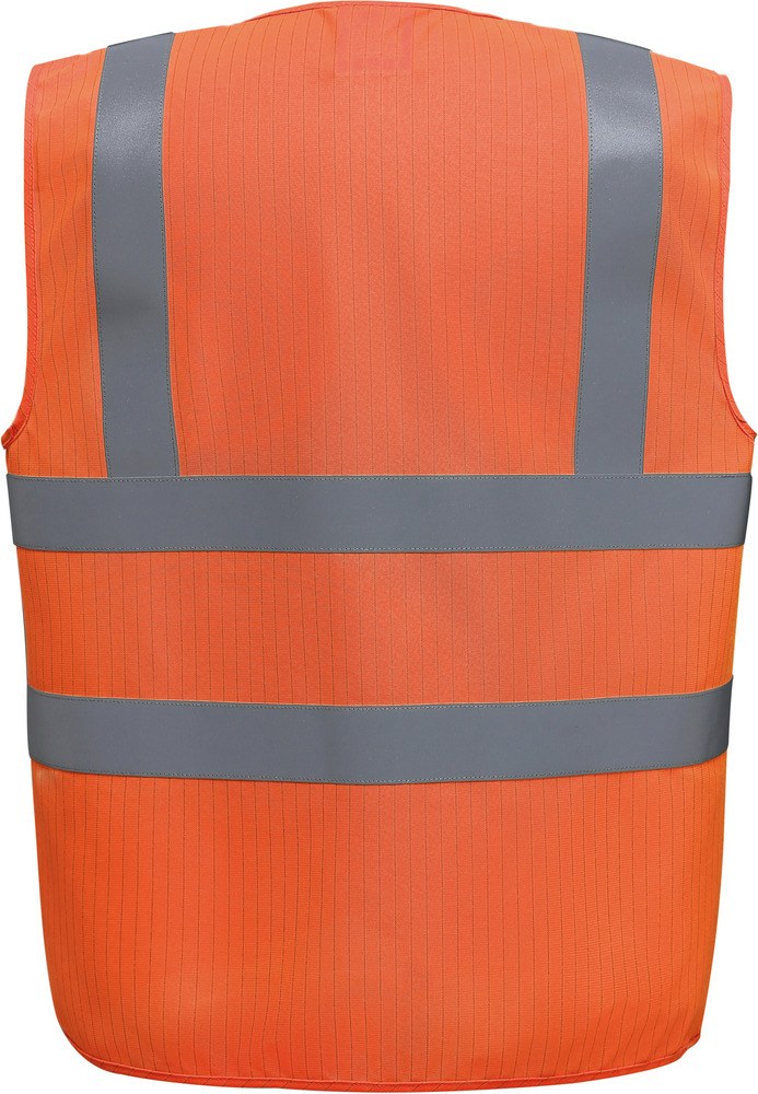 Yoko YHVW100ASFR - GILET HAUTE VISIBILITÉ, LSF (CHALEUR ET FLAMME) & ANTISTATIQUE