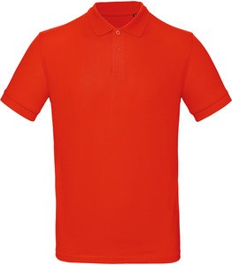 B&C CGPM430 - Polo bio homme Fire Red