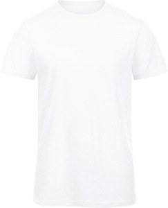 B&C CGTM046 - T-shirt Organic Slub Inspire Homme Chic Pure White