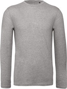 B&C CGTM070 - T-shirt bio Inspire homme manches longues Sport Grey