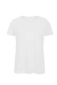 B&C CGTW043 - T-shirt Organic Inspire col rond Femme White