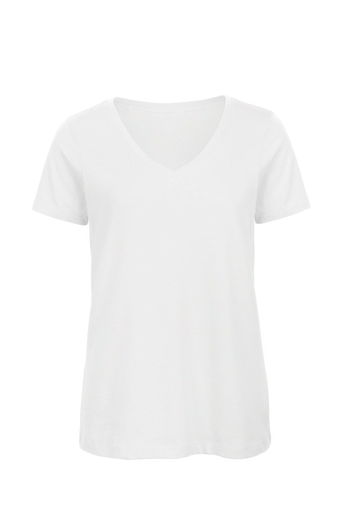 B&C CGTW045 - T-shirt Organic Inspire col V Femme