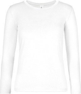 B&C CGTW08T - T-shirt manches longues femme #E190 White
