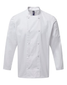 Premier PR903 - Veste chef cuisinier Coolchecker® White