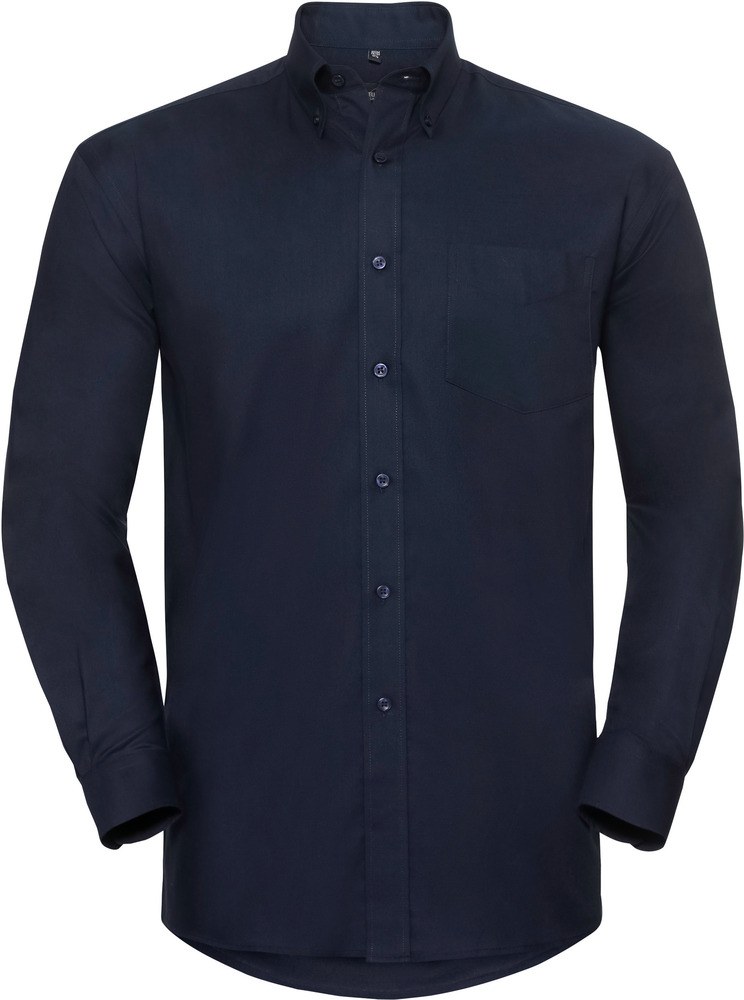 Russell Collection RU932M - Chemise Oxford Homme Manches Longues