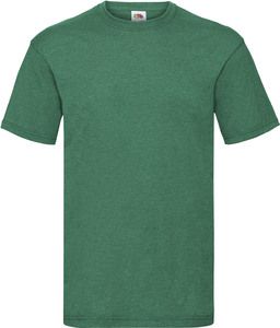 Fruit of the Loom SC221 - T-Shirt Homme Manches Courtes 100% Coton Retro Heather Green