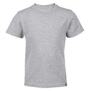 ATF 03274 - Lou Tee Shirt Enfant Col Rond Made In France Gris clair melange