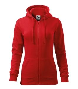 Malfini 411 - Sweashirt Trendy Zipper pour femme Rouge