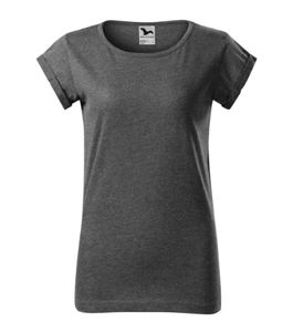 Malfini 164 - t-shirt Fusion pour femme mélange noir