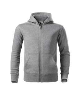 Malfini 412 - sweatshirt Trendy Zipper pour enfant Gris chiné foncé