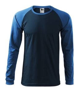 Malfini 130 - t-shirt Street LS pour homme Bleu Marine