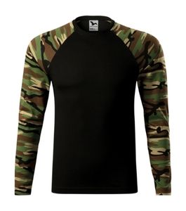 Malfini 166 - t-shirt Camouflage LS mixte camouflage brown