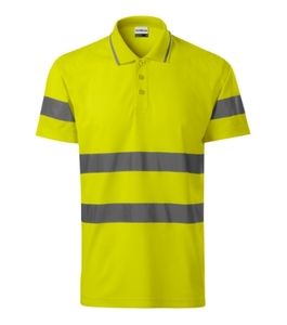 RIMECK 2V9 - polo HV Runway mixte jaune fluorescent