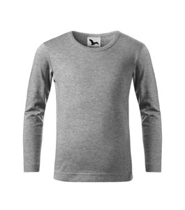 Malfini 121 - t-shirt Fit-T LS pour enfant Gris chiné foncé