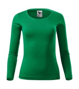 Malfini 169 - T-shirt Fit-t LS pour femme vert moyen