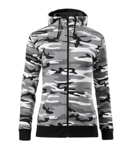 Malfini C20 - Sweatshirt Camo Zipper pour femme camouflage gray