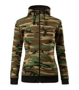 Malfini C20 - Sweatshirt Camo Zipper pour femme camouflage brown