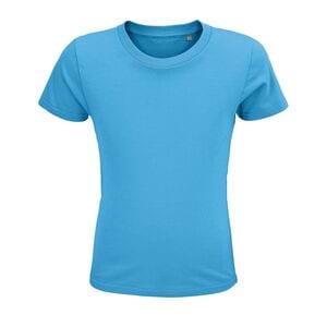 SOL'S 03580 - Crusader Kids Tee Shirt Enfant Jersey Col Rond Ajusté Aqua