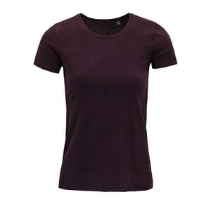 NEOBLU 03571 - Leonard Women Tee Shirt Manches Courtes Femme Deep Burgundy