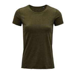 NEOBLU 03571 - Leonard Women Tee Shirt Manches Courtes Femme Deep khaki