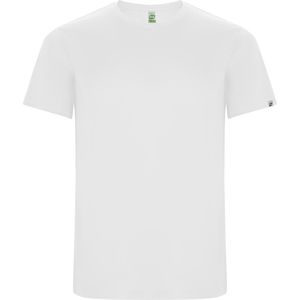 Roly CA0427 - IMOLA T-shirt technique à manches courtes en tissu polyester recyclé CONTROL DRY White