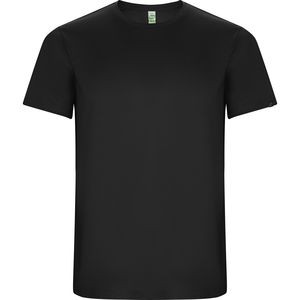 Roly CA0427 - IMOLA T-shirt technique à manches courtes en tissu polyester recyclé CONTROL DRY Plomb Foncé