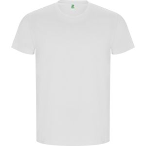 Roly CA6690 - GOLDEN T-shirt tubulaire manches courtes en coton biologique White