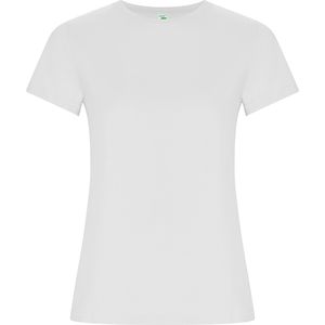 Roly CA6696 - GOLDEN WOMAN T-shirt manches courtes ceintré en coton biologique White