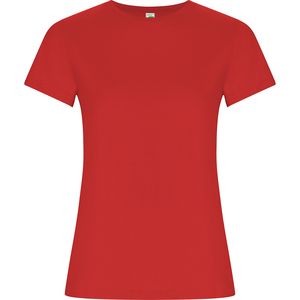 Roly CA6696 - GOLDEN WOMAN T-shirt manches courtes ceintré en coton biologique Red