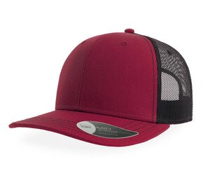 ATLANTIS AT212 - Casquette style trucker Cardinal / Black